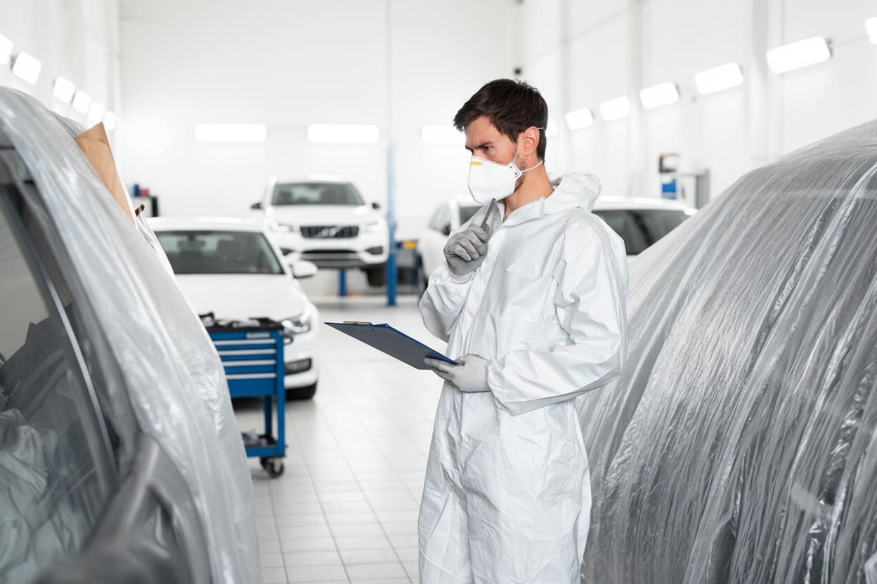 локальная покраска машины